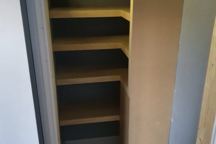 Bespoke fitted shelving and storage